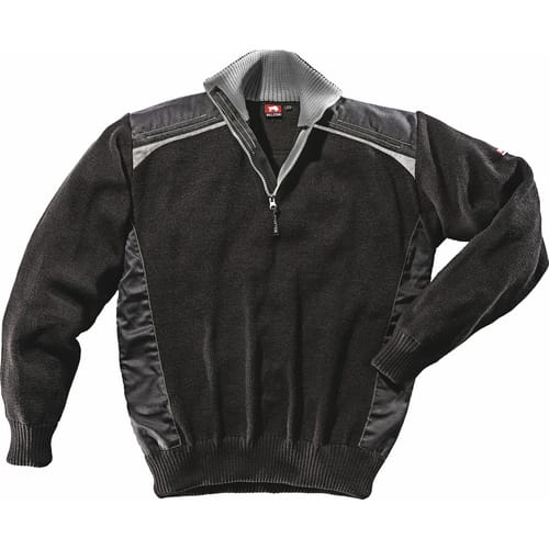 BULLSTAR Stricktroyer, schwarz/grau, Polyacryl, Gr. M