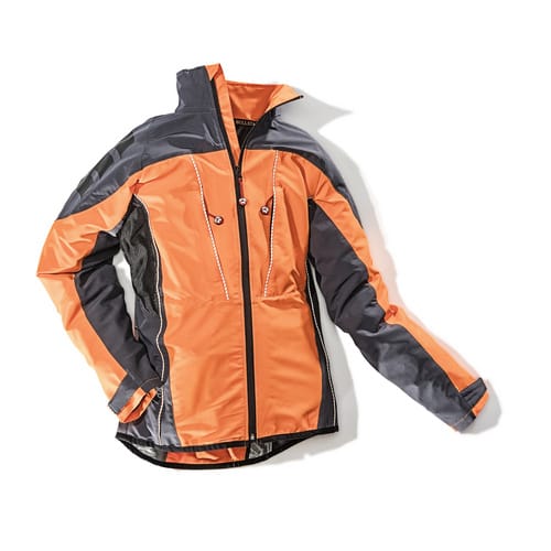 BULLSTAR Jacke, orange/anthrazit, Elastan/Polyester, Gr. S