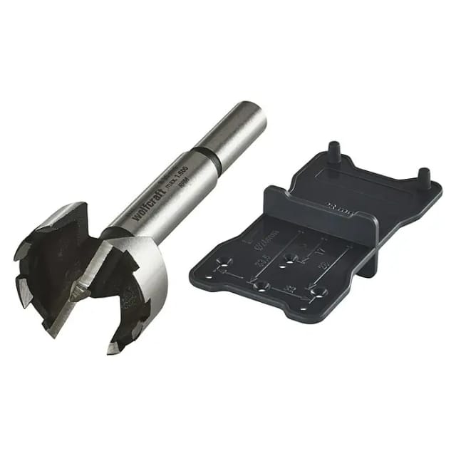WOLFCRAFT Forstnerbohrer, Zylinder, Schaft-Ø: 10 mm, graumetallic