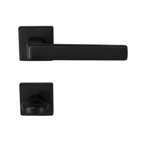 ALPERTEC Türbeschlag, Aluminium, WC-Lochung - schwarz