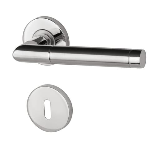 ALPERTEC Rosettengarnitur, Ø: 53mm, BB-Lochung - silberfarben