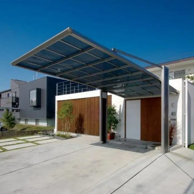 XIMAX Carport »My-Port Typ 3058«, typ_60, BxT: 302,7 x 578,7 cm, Firsthöhe: 311,5 cm - silberfarben