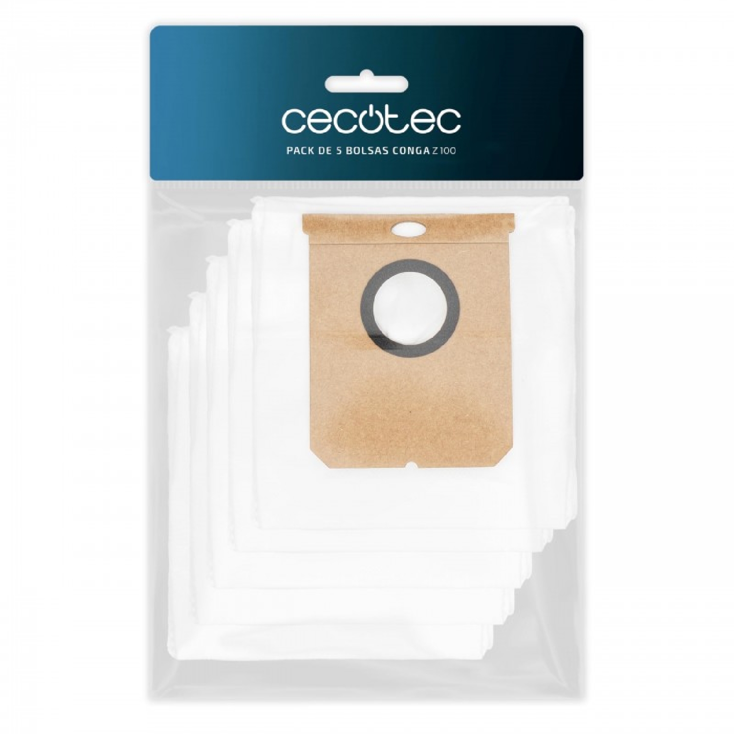 Cecotec Pack Mit 5 Beuteln Für Die Selbstentleerungs-basisstation Des Saugroboters Conga Z100, Originales Ersatzteil
