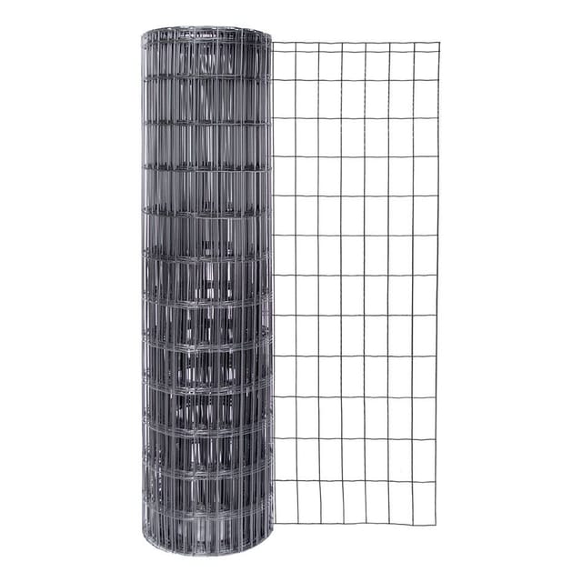 Schweißgitter, Stahl, anthrazit metallic, LxH: 2500 x 102 cm - grau