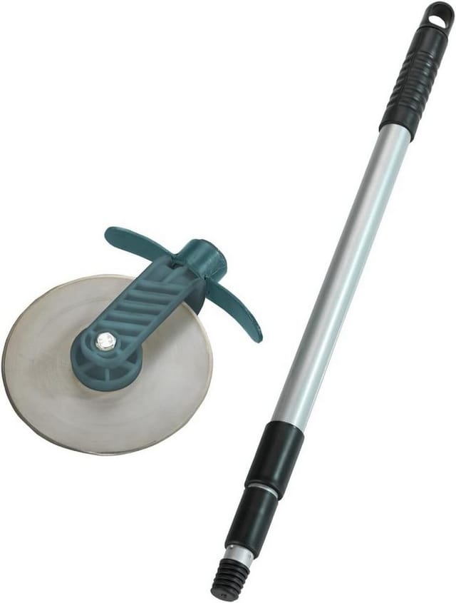 Maximex Rasenkanten-Roller, Edelstahl, silberfarben matt