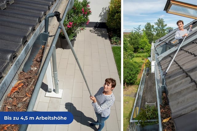 Maximex Dachrinnenschaufel, PVC/PU, schwarz