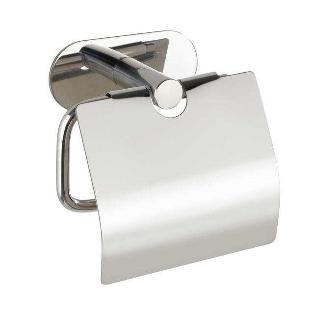 WENKO Toilettenpapierhalter »Turbo-Loc Orea shine«, Edelstahl, glänzend - silberfarben