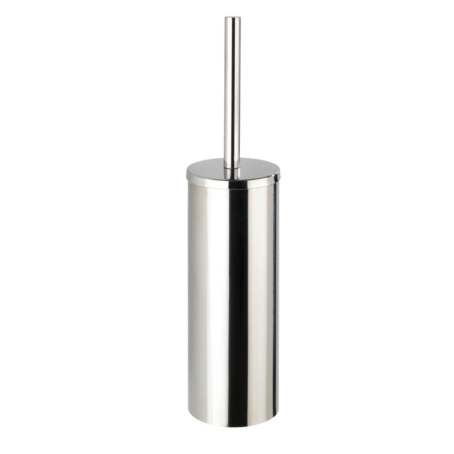 WENKO WC-Garnitur »Orea shine«, HxL: 40,5 x 9 cm, Edelstahl - silberfarben