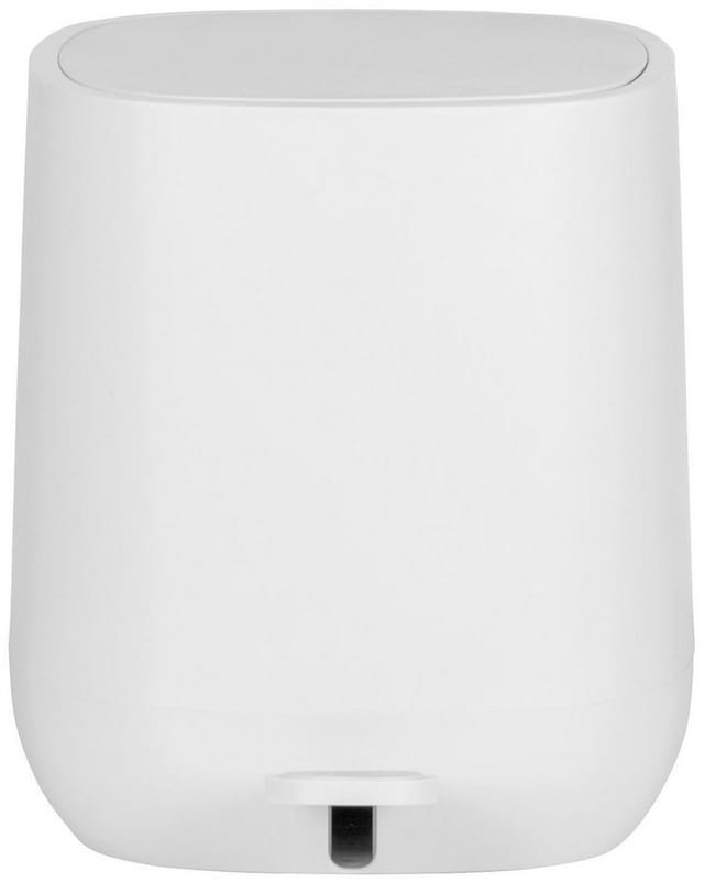 WENKO Treteimer »Davos«, Höhe: 26 cm, 5 l, weiß - weiss