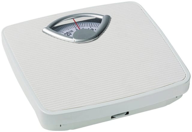 WENKO Personenwaage, BxL: 27 x 26,5 cm, max. Tragfähigkeit: 130 kg, weiß - weiss