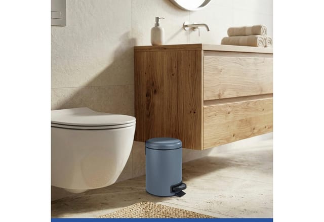 WENKO Kosmetikeimer »LEMAN«, 3 l, Höhe: 25 cm, blau