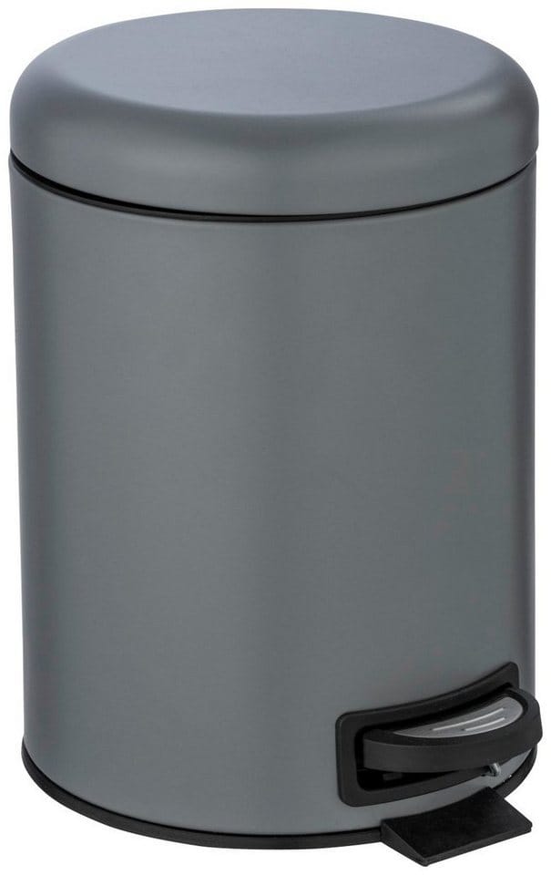 WENKO Kosmetikeimer »LEMAN«, 5 l, Höhe: 24 cm, grau