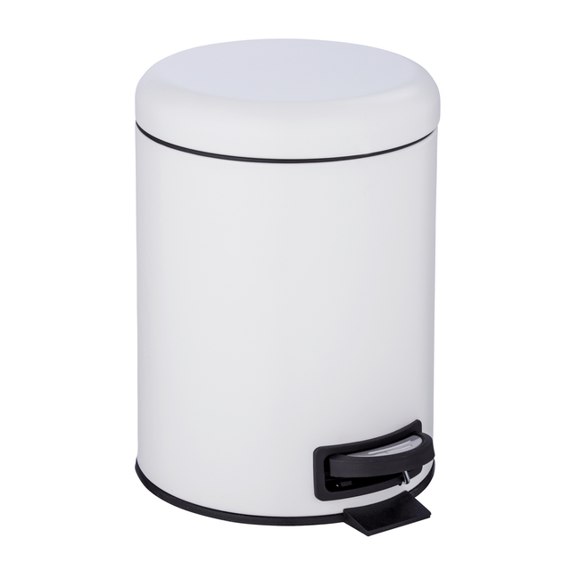 WENKO Kosmetikeimer »LEMAN«, 5 l, Höhe: 24 cm, weiß - weiss