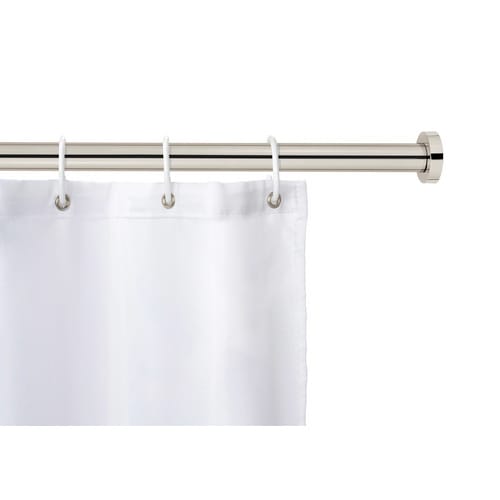 WENKO Duschstange »Luz«, teleskopierbar, Breite: 70-115 cm, Edelstahl - silberfarben