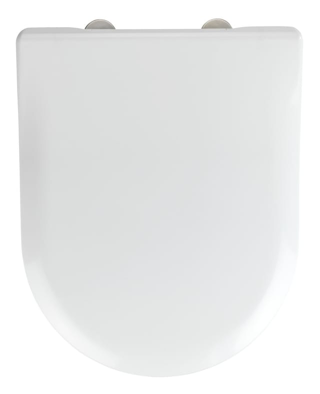 WENKO WC-Sitz »Exclusive«, Breite: 370 mm, D-Form, Duroplast - weiss