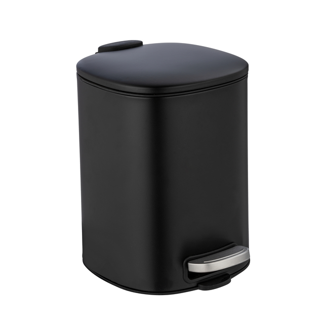 WENKO Treteimer »Alassio«, Höhe: 27 cm, 5 l, schwarz
