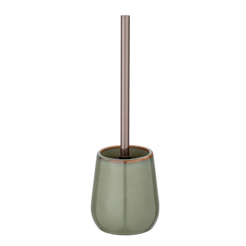 WENKO WC-Garnitur »Sirmione«, HxL: 40 x 10,5 cm, Keramik - gruen