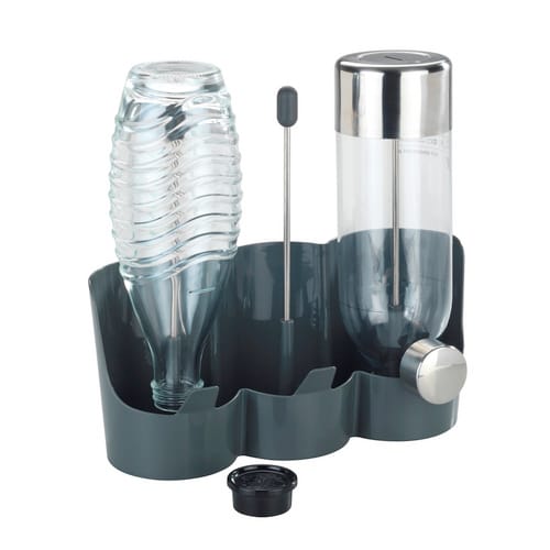 WENKO Flaschenhalter, Kunststoff (ABS), grau