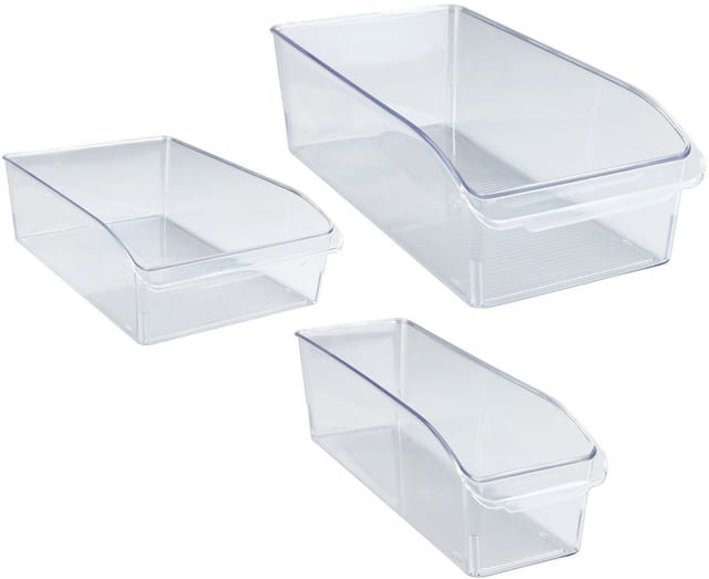 WENKO Kühlschrank-Organizer, Kunststoff, transparent