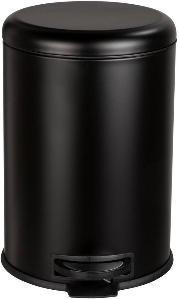 WENKO Treteimer »LEMAN«, Höhe: 38 cm, 12 l, schwarz
