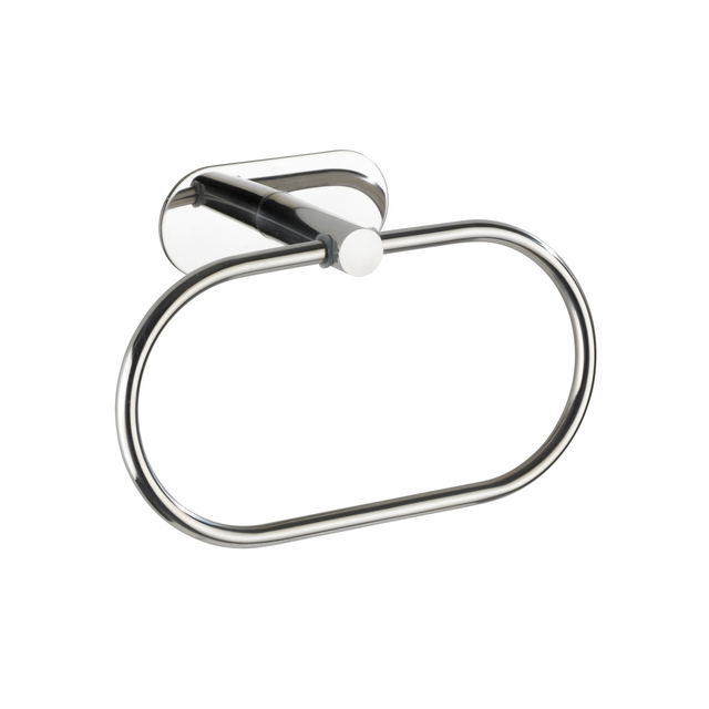 WENKO Handtuchring »Turbo-Loc Orea shine«, Edelstahl, glänzend - silberfarben