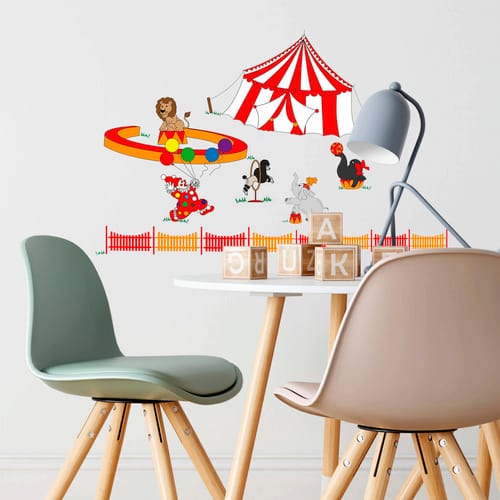 WIZARD+GENIUS Wandtattoo »Kinderzimmer«, BxH: 60 x 35 cm - bunt