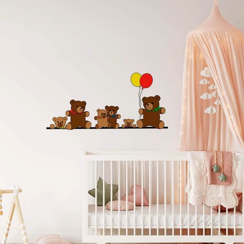 WIZARD+GENIUS Wandtattoo »Kinderzimmer«, BxH: 65 x 30 cm - bunt