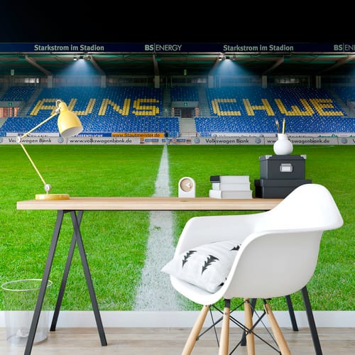 K&L Wall Art Vliestapete »XXL Vliestapete«, Eintracht Braunschweig, mehrfarbig, matt - bunt
