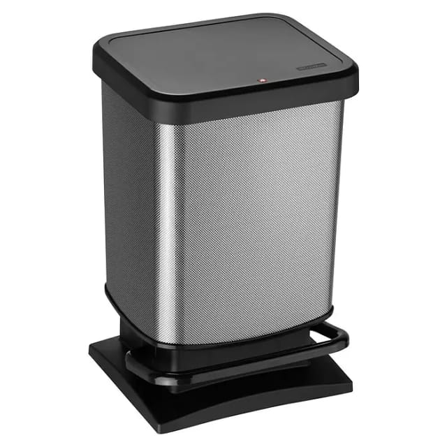 Rotho Treteimer »PASO«, 20 Liter, Trittmechanismus, Softclose - grau