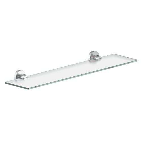 WELLWATER Ablage »Modena«, Glas, transparent/chromfarben