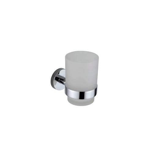 WELLWATER Glashalter »Modena«, Glas, transparent/chromfarben