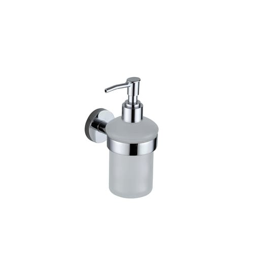 WELLWATER Seifenspender »MODENA«, Glas, transparent/weiß - weiss