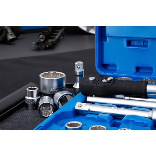 BGS Technic Steckschlüsselsatz, Zwölfkant Antrieb 20 mm (3/4Z) , 21-tlg. - bunt