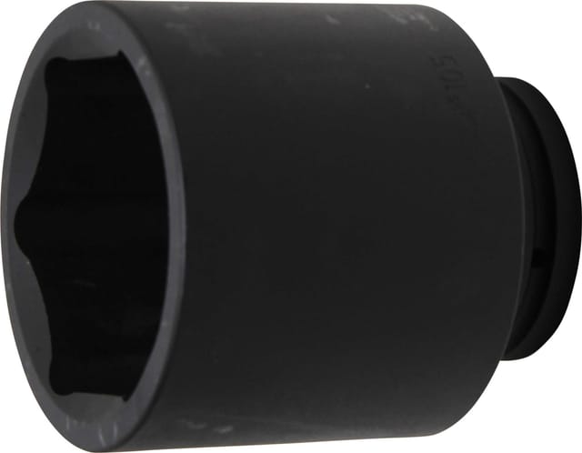 BGS Technic KFZ Spezialwerkzeuge, Kraft-Steckschlüssel-Einsatz Sechskant, Innenvierk.25 mm (1Z)SW 105mm - bunt