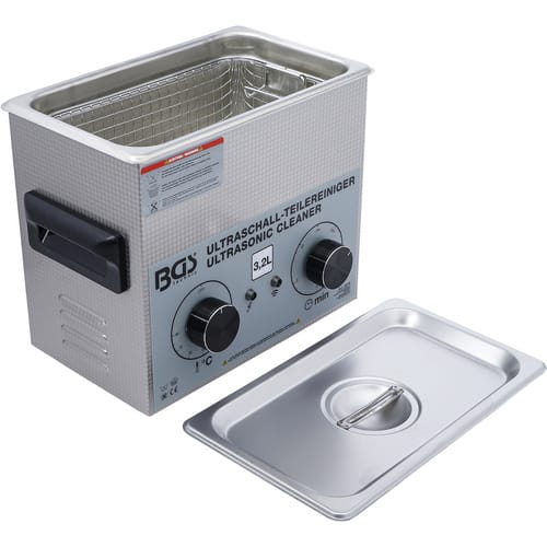 BGS Technic KFZ Spezialwerkzeuge, Ultraschall-Teilereiniger 3,2 l - bunt