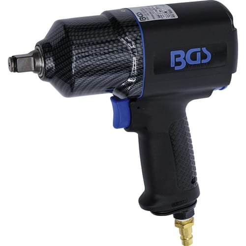 BGS Technic Druckluft-Schlagschrauber, Druckluft-Schlagschrauber 12,5 mm (1/2Z) , 1756 Nm - bunt