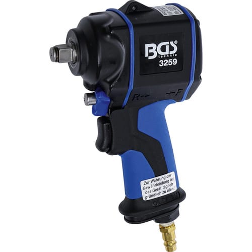 BGS Technic Druckluft-Schlagschrauber, Druckluft-Schlagschrauber 12,5 mm (1/2Z) , 949 Nm - bunt
