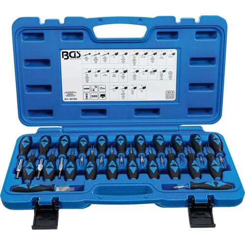 BGS Technic KFZ Spezialwerkzeuge, Stecker-Entriegelungs-Werkzeug-Satz 23-tlg. - bunt