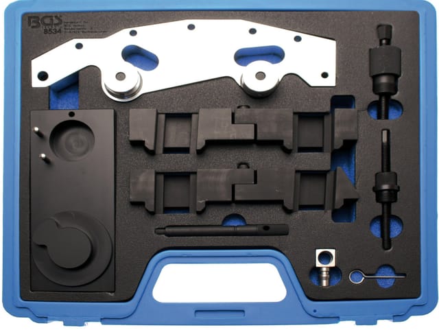 BGS Technic KFZ Spezialwerkzeuge, Motor-Einstellwerkzeug-Satz für BMW M52, M54, M60, M62 - bunt