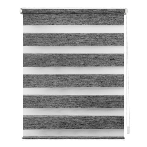 Lichtblick Duo-Rollo, ‎Klemmfix, B x L: 70 x 150 cm, Polyester, dunkelgrau