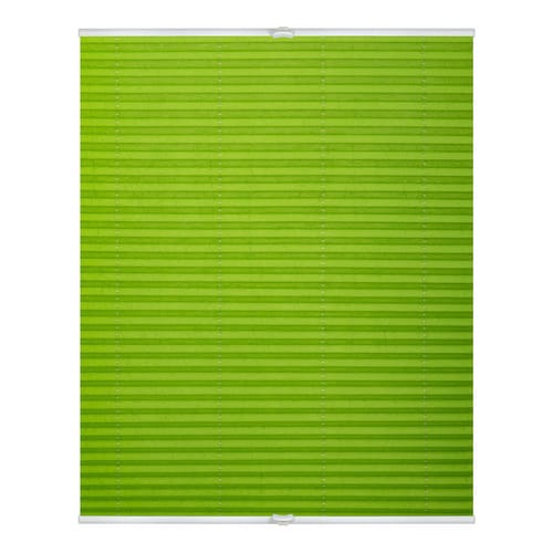 Lichtblick Plissee, Klemmfix, verspannt, 80x210 cm, grün - gruen