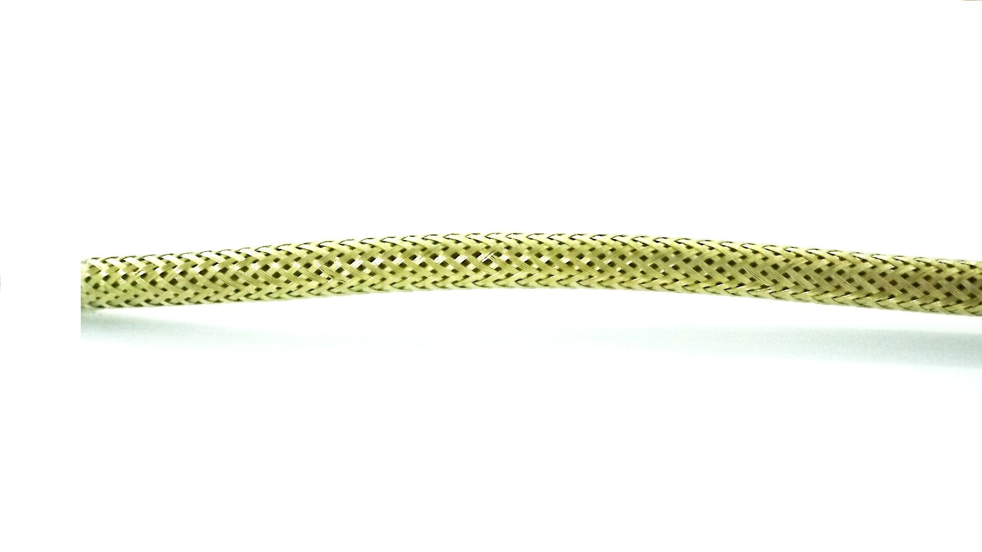 Elektrokabel Mit Metallgitter 3x0,75 Mm Gold Meterware