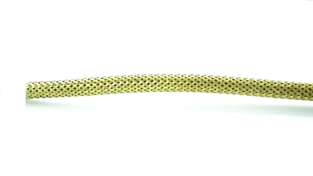 Elektrokabel Mit Metallgitter 3x0,75 Mm Gold Meterware