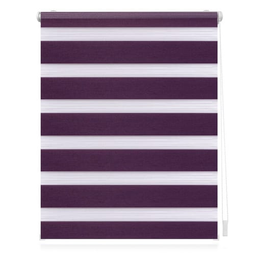 Lichtblick Duo-Rollo, Klemmfix, B x L: 70 x 150 cm, Polyester, brombeer - lila
