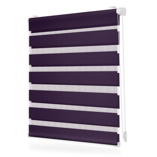 Lichtblick Duo-Rollo, ‎Klemmfix, B x L: 45 x 150 cm, Polyester, brombeer - lila