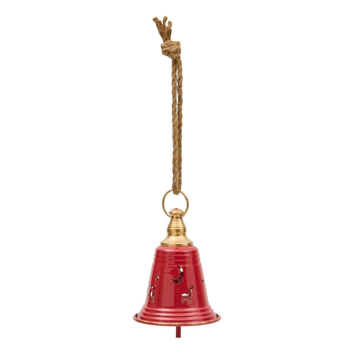 Hänge Glocke Rot H17 - Feeric Lights & Christmas