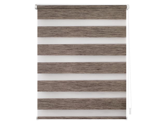 Lichtblick Duo-Rollo, ‎Klemmfix, B x L: 45 x 150 cm, Polyester, hellbraun