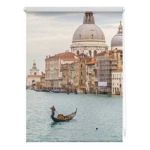 Lichtblick Rollo, ‎Klemmfix, 70x150 cm, Venedig Canal Grande, blau