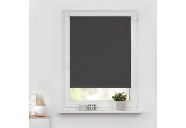 Lichtblick Rollo, Thermo, ‎‎‎Klemmfix, 40x150 cm‎, anthrazit‎ - grau