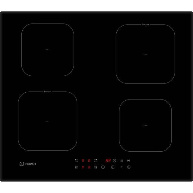 Indesit Is F 18q60 Ne Schwarz Arbeitsplatte 59 Cm Zonen-induktionskochfeld 4 Zone(n)